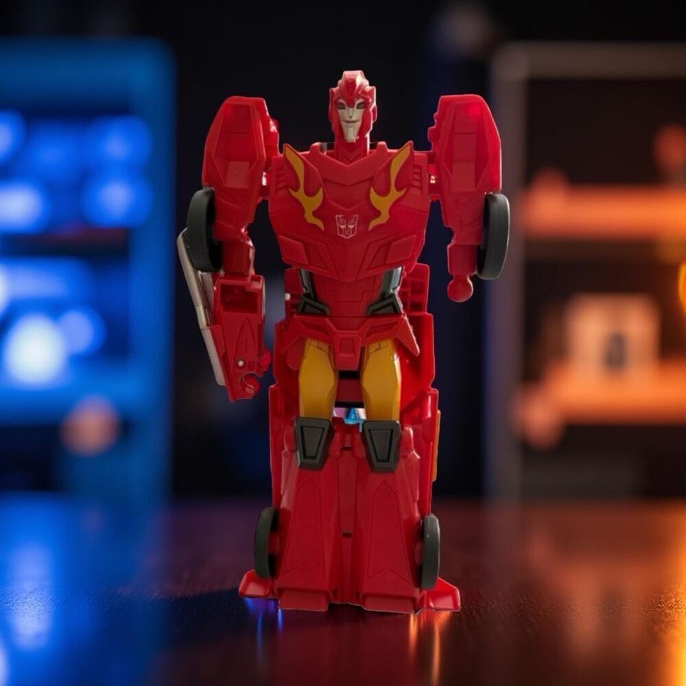 Transformers Cyberverse Energon Armor Autobot Hot Rod Action Figure 9”